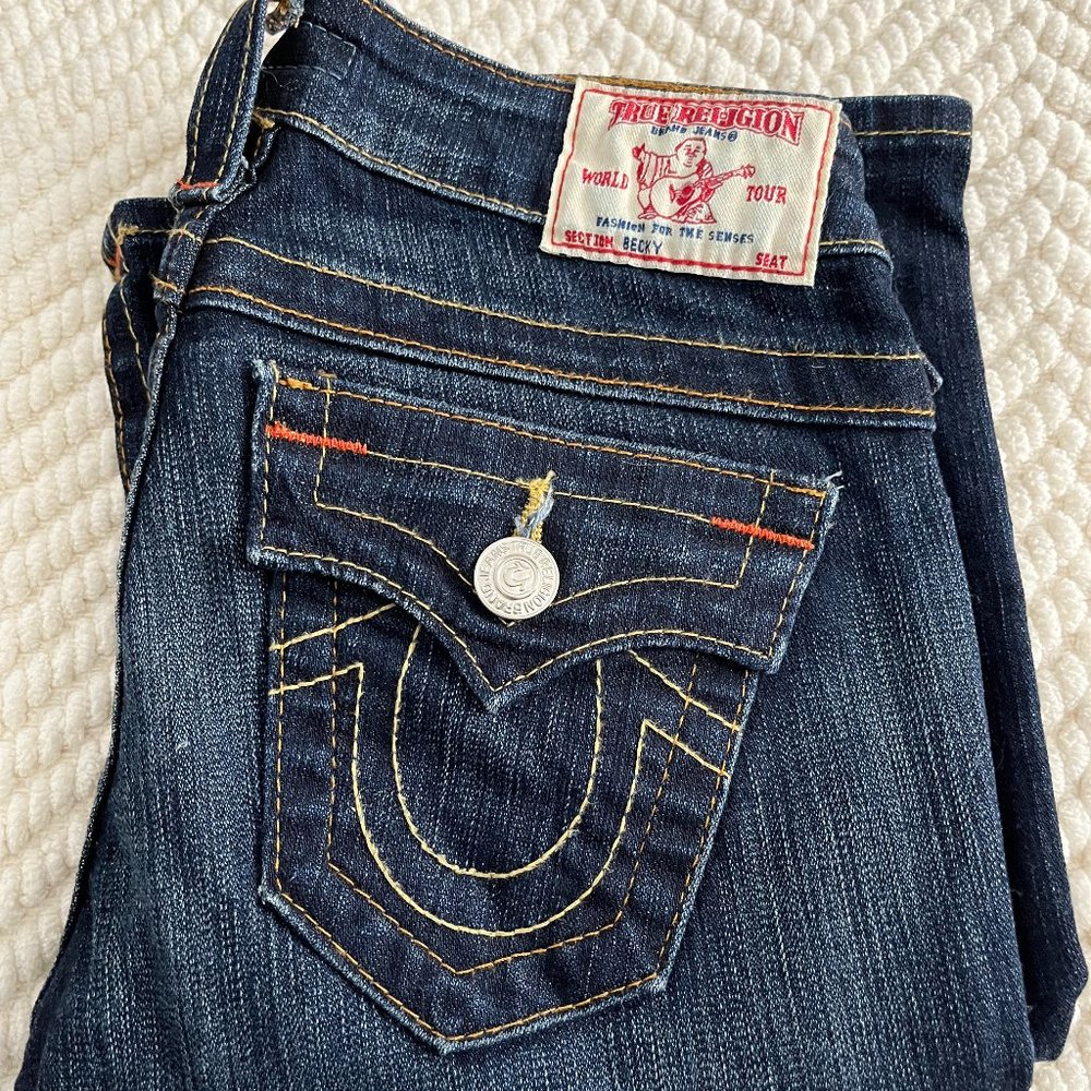 True Religion Petite Flare Jeans